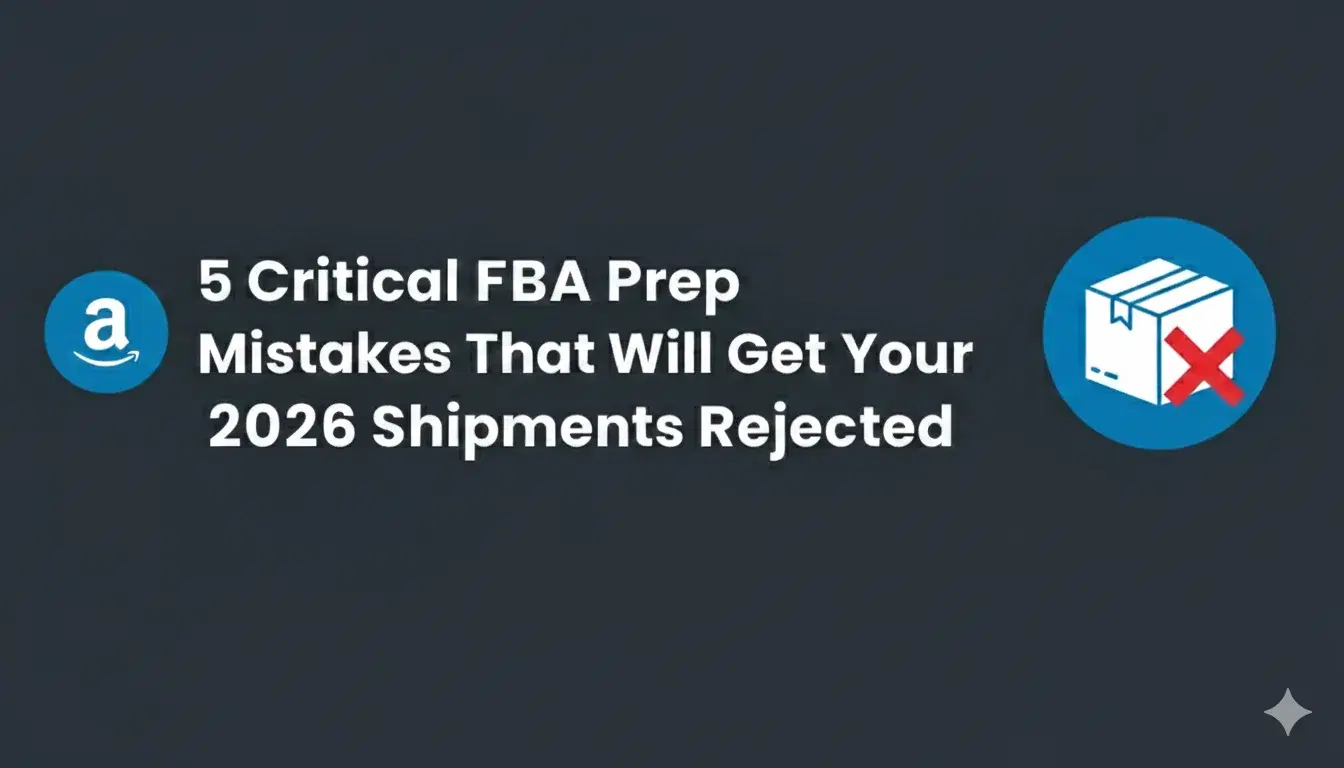 5 Critical FBA Prep Mistakes That Will Get Your 2026 Shipments Rejected