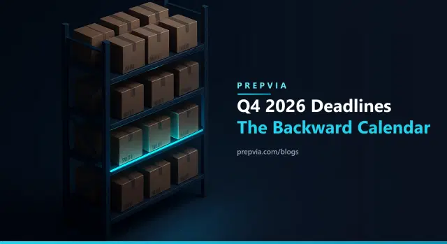 Amazon Q4 2026 Inventory Deadlines: The Backward Calendar