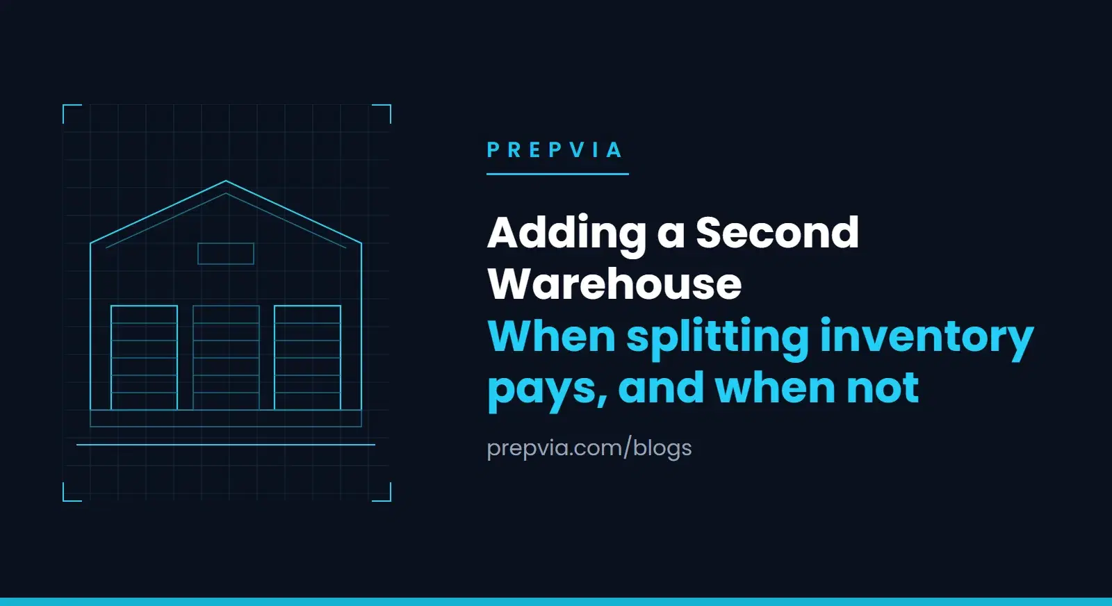 Adding a Second Warehouse to an Amazon-Heavy Network: When Splitting Inventory Pays and When It Doesn't