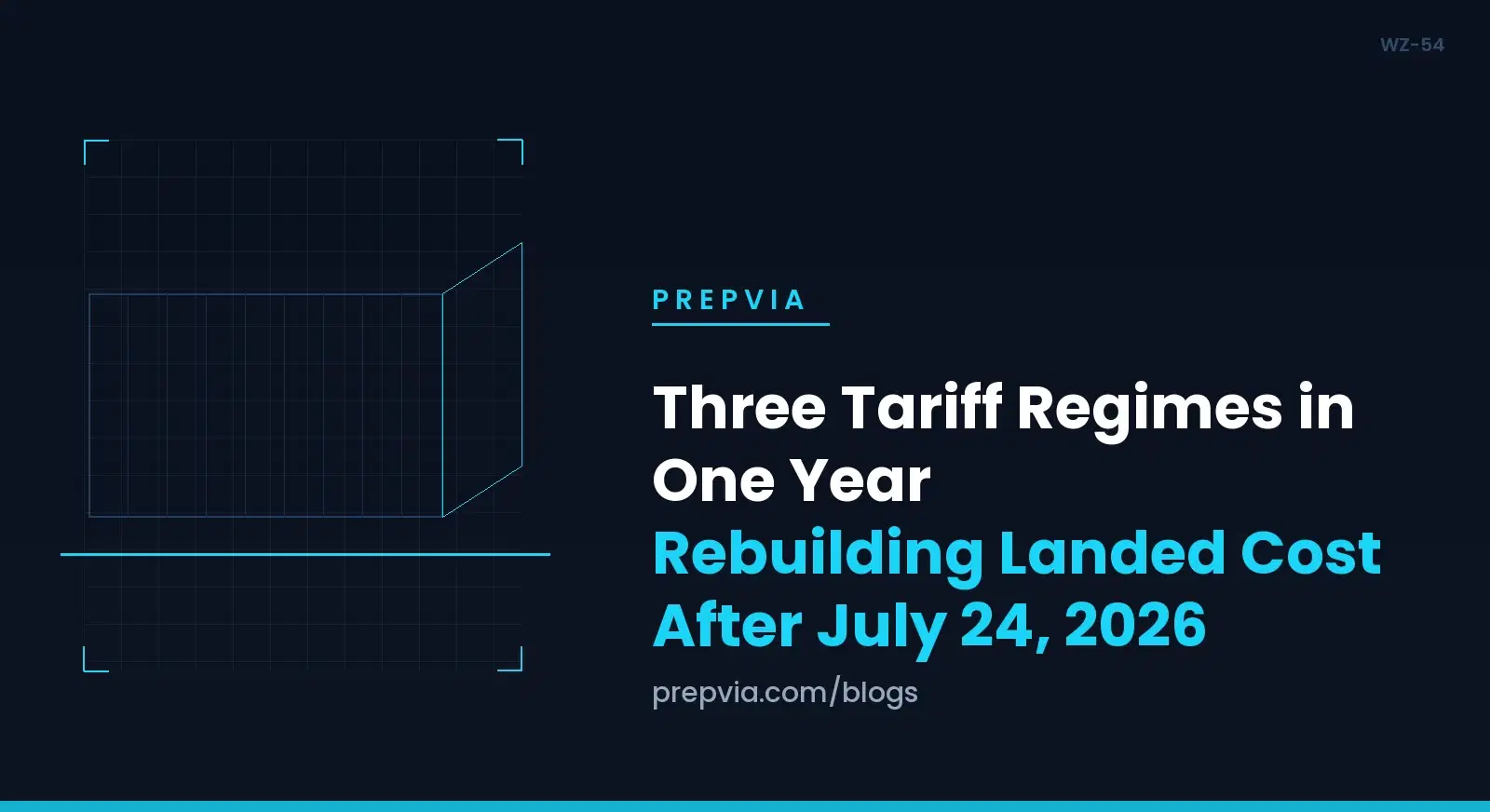 Three Tariff Regimes in One Year: Rebuilding Landed Cost After July 24, 2026