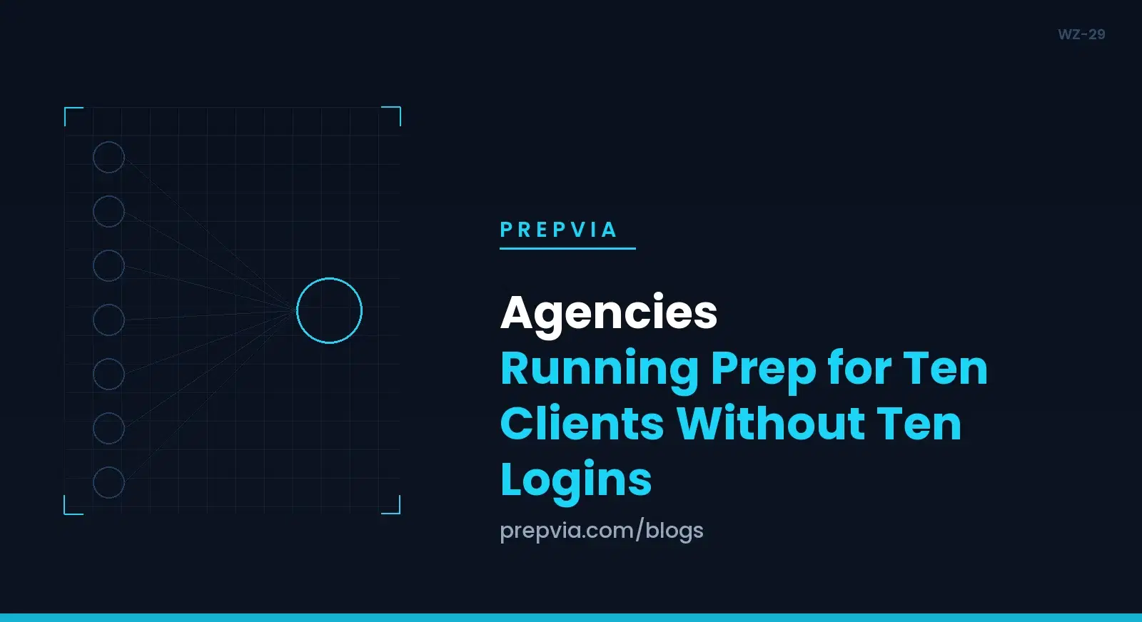 Agencies: Running Prep for Ten Clients Without Ten Logins