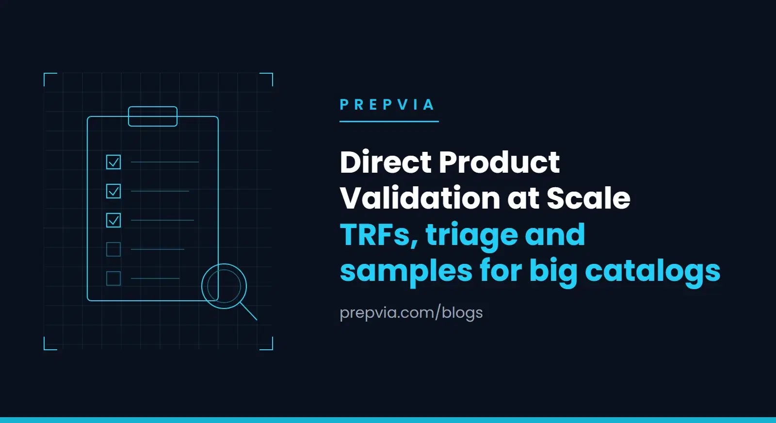 Amazon Direct Product Validation at Catalog Scale: Triage, TRFs and Samples Across Hundreds of ASINs