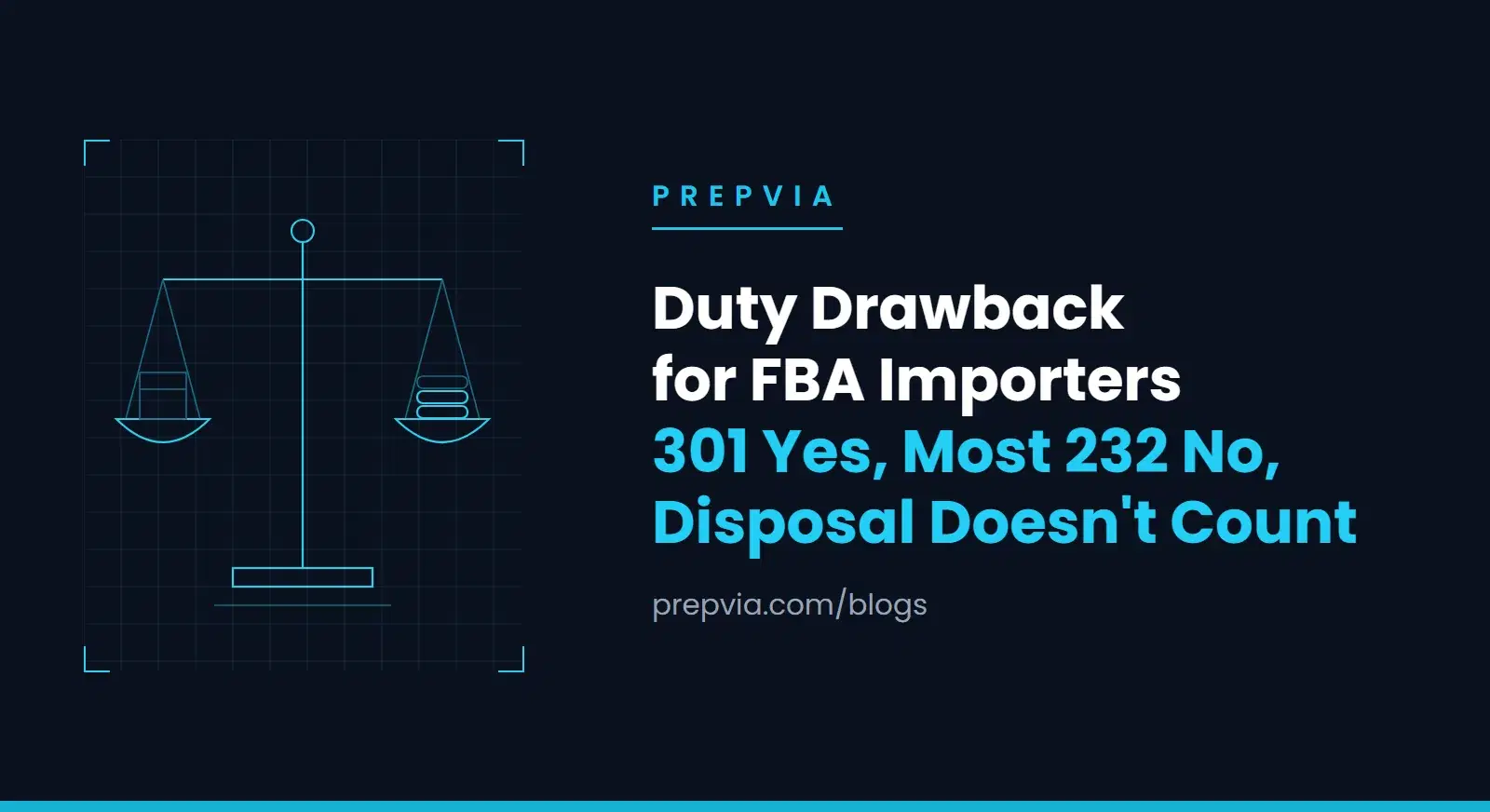 Duty Drawback for FBA Importers in 2026: Section 301 Yes, Most Section 232 No, and Why Amazon Disposal Is Not Destruction