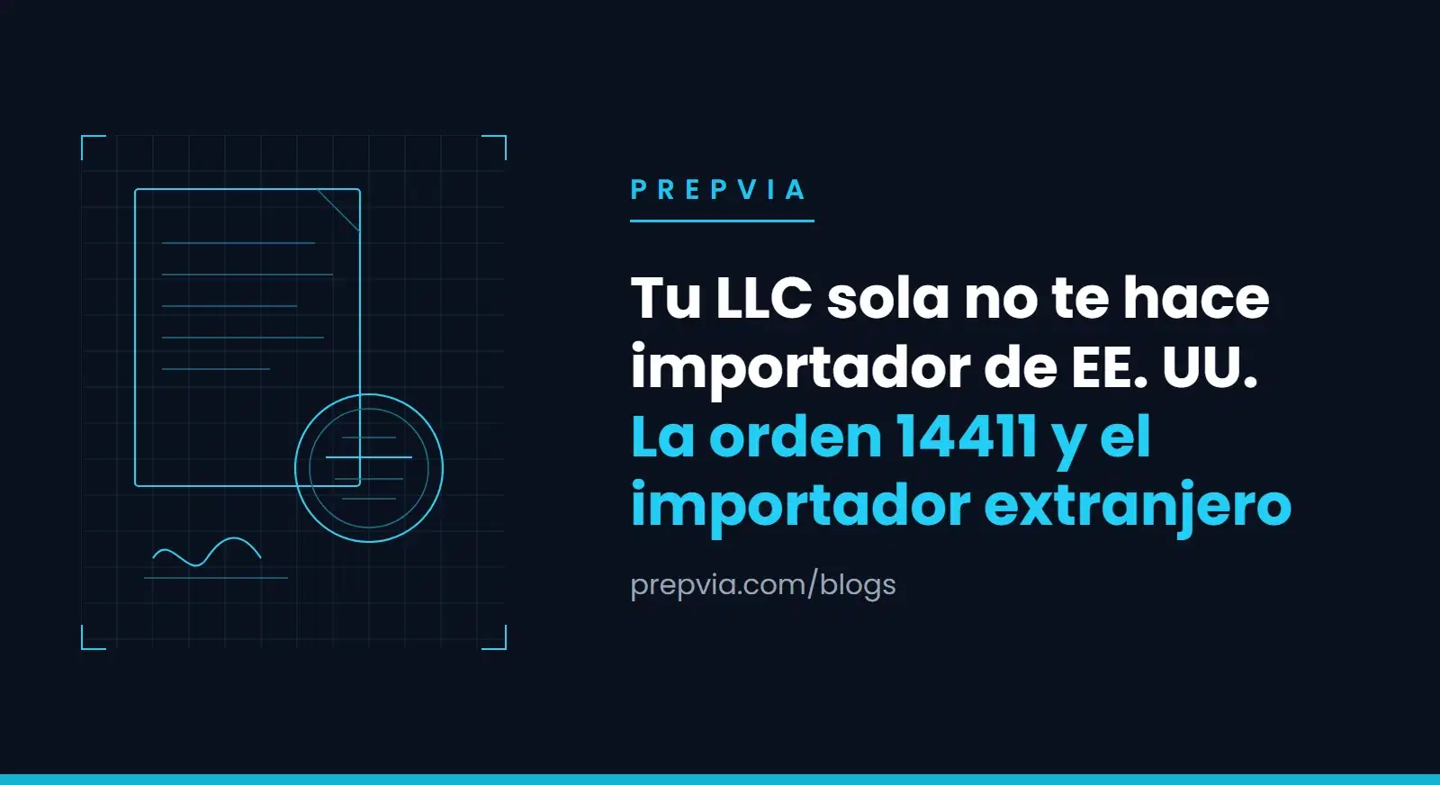 Una LLC por sí sola no te hace importador estadounidense: la orden 14411 y el importador de registro extranjero en Amazon