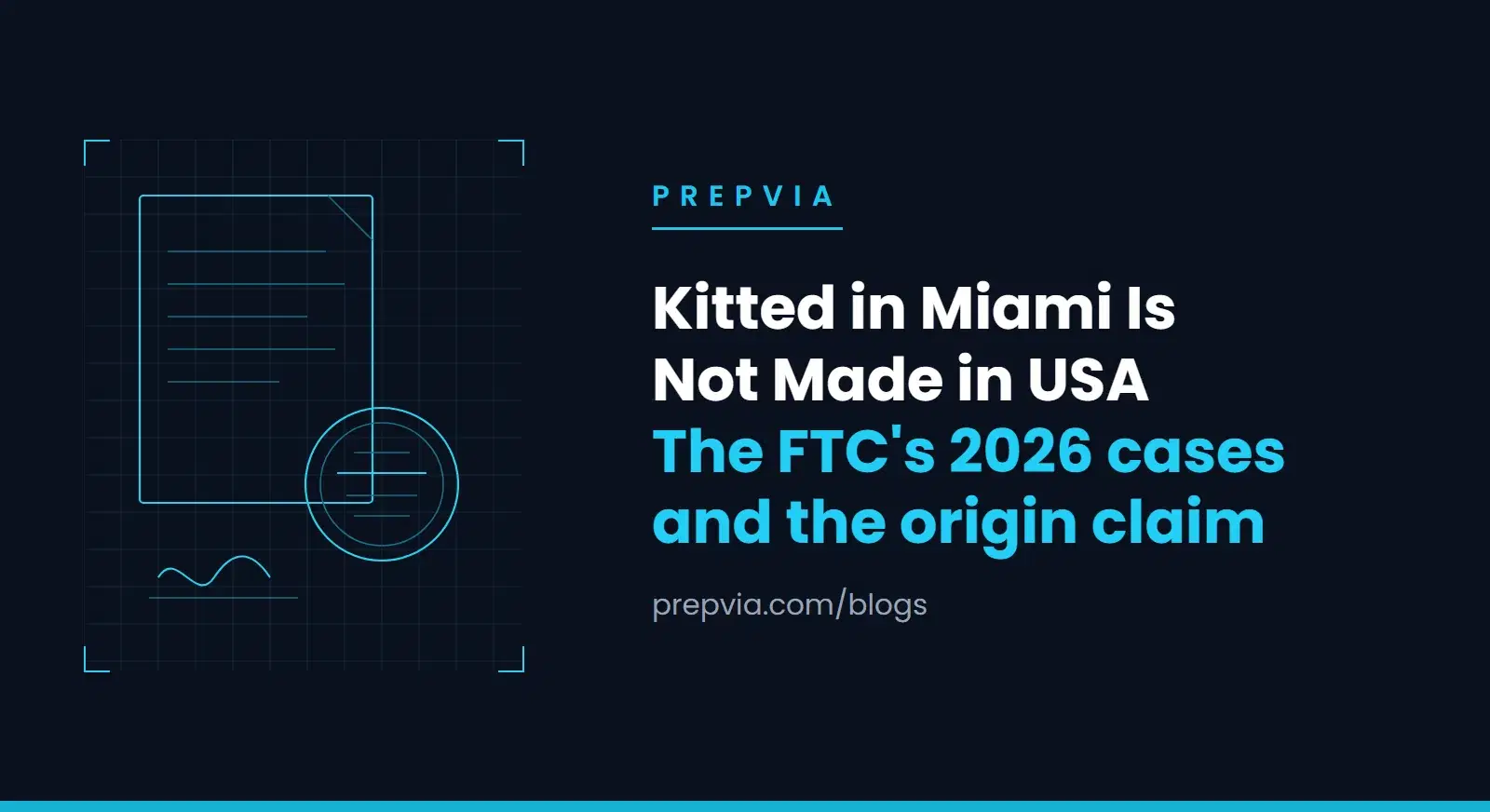 Kitted in Miami Is Not Made in USA: What the FTC's 2026 Cases Mean for US Kitting