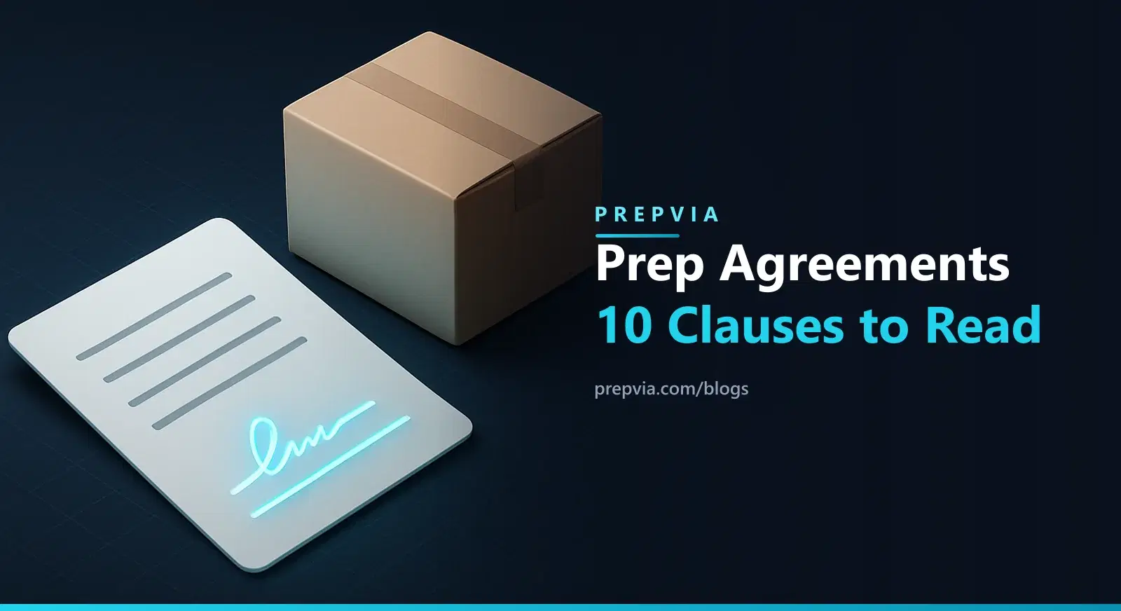 Prep Center Agreements: 10 Clauses to Read Before You Sign