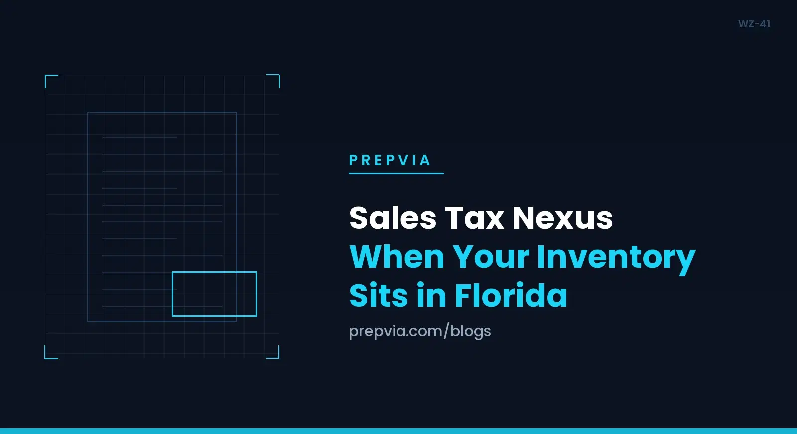 Sales Tax Nexus When Your Inventory Sits in Florida