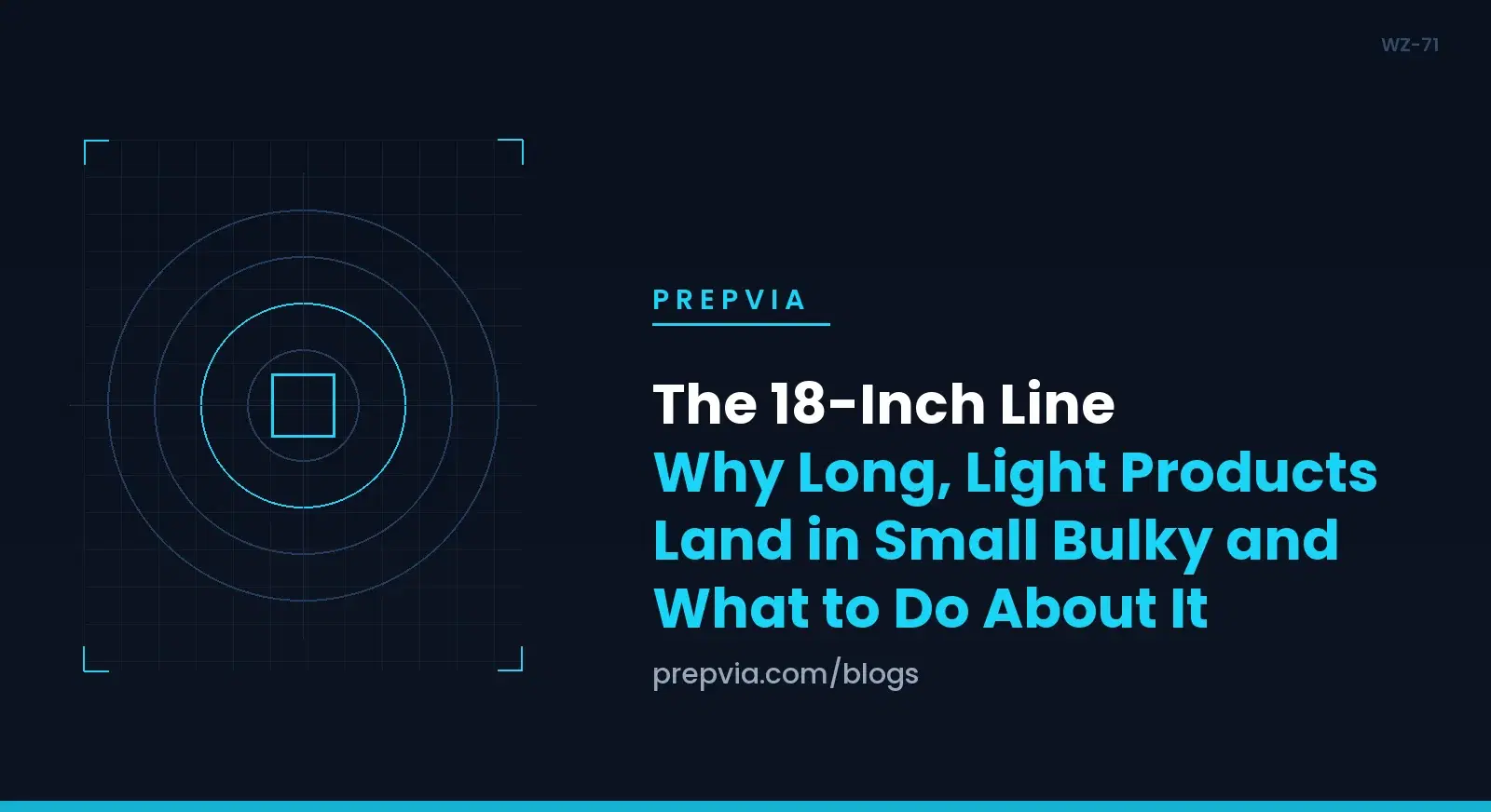 The 18-Inch Line: Why Long, Light Products Land in Small Bulky and What to Do About It